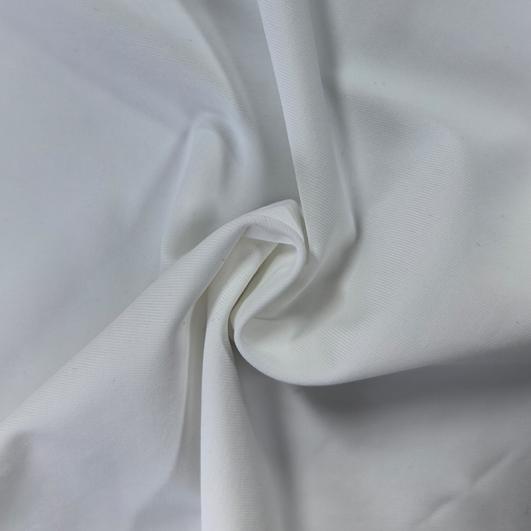 Factory Wholesale Smooth White Knit 205GSM 84%Nylon 16%Spandex Matte 4 Way Stretch Nylon Spandex Fabric For Yoga Set,Active Wear