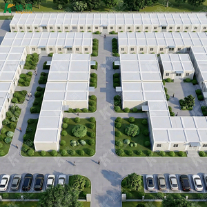 Casa Contenedor Modular de Acero Ecológica de 20 pies, Vida Útil de 15 Años, Edificio Prefabricado para Obras de Construcción - Product Image 3