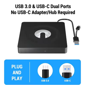 Giá tốt nhất siêu mỏng máy tính xách tay USB3.0 bên ngoài Ổ đĩa quang <span class=keywords><strong>DVD</strong></span> Burner <span class=keywords><strong>DVD</strong></span> RW Máy nghe nhạc <span class=keywords><strong>CD</strong></span> Đọc-ghi Ổ đĩa quang máy tính - Product Image 6