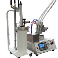 Machine de réparation de pneus à 3 têtes avec réservoir de 2,6 L pour la distribution automatique de colle et de fil de caoutchouc – Équipement de réparation de crevaisons de pneus