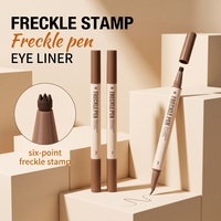 Stylo à taches de rousseur waterproof à marque privée, stylo à taches de rousseur naturel, stylo eyeliner, logo personnalisé OEM