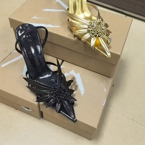 Nouvelles Sandales à Talons Hauts Dorés Sexy et Élégantes pour Femmes, Collection Été 2026 – Vente en Gros Usine - Product Image 2