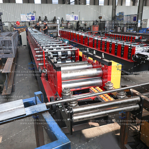 Macchina per Grondaie in Acciaio Zincato - Portatile, per Grondaie a K da 5/6 Pollici - Attrezzatura per Formatura a Rullo di Grondaie Senza Saldature Controllata da PLC - Product Image 3