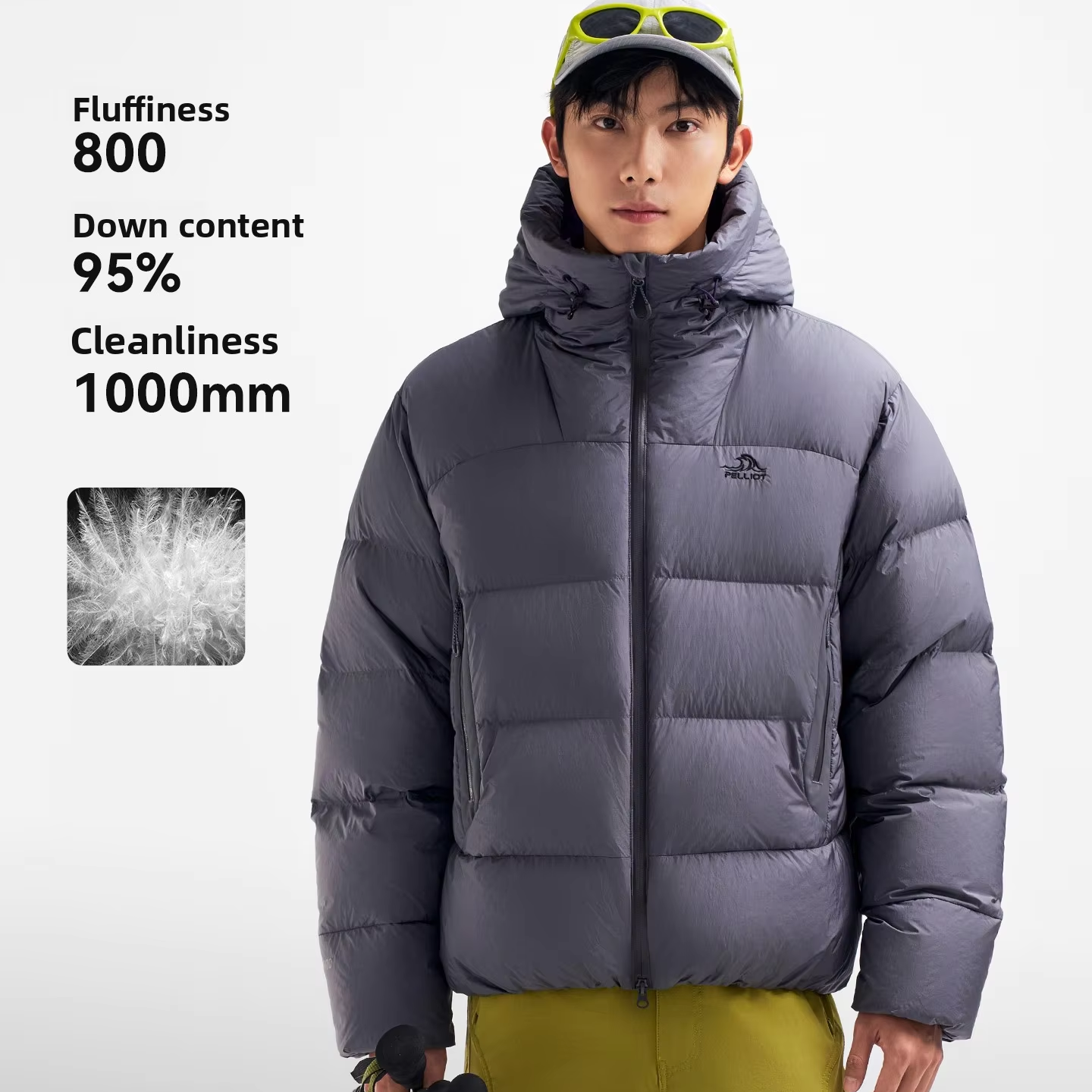 In Stock Purple Down Jacket Unisex Lightweight, Windproof In Stock Purple Down Jacket Unisex Lightweight, Windproof