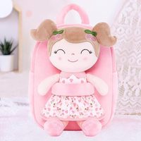 Nouveau sac à dos scolaire en peluche pour enfants avec rangement personnalisé pour peluches, logo personnalisé et OEM/ODM disponibles