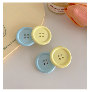 กิ๊บติดผมอะคริลิกรูปทรงกลมน่ารัก สีลูกกวาดมาการอง สำหรับเด็กผู้หญิง - Product Image 5