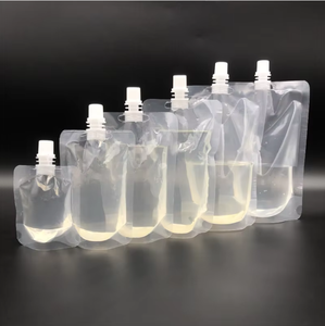 Wholesale Leakproof Lightweight Disposable Multi-size PE PA PET <strong>Spout</strong> <strong>Pouch</strong> For Juice And Sauce Dispensing - Product Image 1