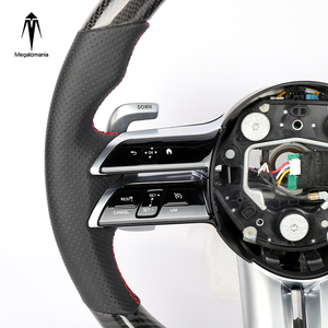 Volant personnalisé amélioré en LED, cuir et fibre de carbone, compatible avec les modèles Mercedes-Benz <span class=keywords><strong>2022</strong></span> (W223, W213, W238, W205, W222, W463, W167) - Product Image 4