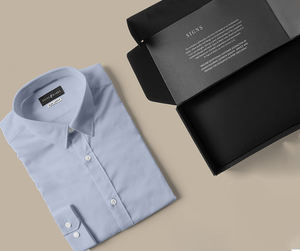 Boîte d'expédition en carton ondulé noir personnalisée pour l'expédition de vêtements à des fins industrielles et cadeaux - Product Image 5