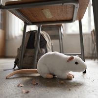 Jouets en peluche personnalisés à forte réduction de prix, petite souris blanche, fabrication professionnelle, jouets en peluche doux, OEM/ODM, peluches pour enfants