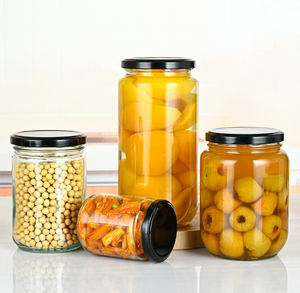 Bocaux en verre transparents ronds pour la conservation des cornichons, fermeture hermétique, différentes tailles, directement du fabricant - Product Image 6