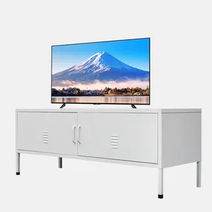 Mobile TV in stile architettura in acciaio metallico di alta qualità per soggiorno