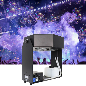Hight Quality 120W <strong>Bubble</strong> Maker Automatic Rotation 12pcs RGBW LED DMX <strong>Bubble</strong> <strong>Machine</strong> for Wedding Outdoor Activity Party - Product Image 2