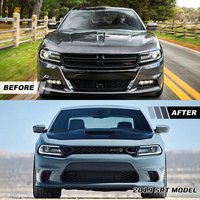 Kit de Carrocería Estilo SRT para Automóvil, Kit de Parachoques Delantero y Trasero, Actualización al Estilo SRT 2015 para Dodge Charger 2015-2023