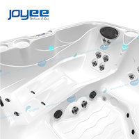 JOYEE Whirlpool Jakuzi OEM Factory Best-seller Villa 6 Personnes Moderne Jacuzzier Hydro Thérapie Spa Importé Ariestech Hot Tub