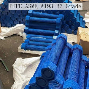 M12-m36 din A193 B7 मिश्र धातु स्टील पाइपलाइन के लिए भारी नट्स के साथ पूरी तरह से स्टड बोल्ट को तैयार किया गया - Product Image 3