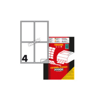 Etiquetas Adhesivas Multiusos Hechas en Italia, Paquete de 600 Etiquetas de 99,1 x 93,1 mm, Gran Venta