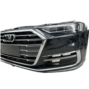 Voor Audi A8 Auto-Onderdelen Gebruikt Voorbumper Met Grille Radar Spatbord Kap Koplampen Kunststof Materiaal