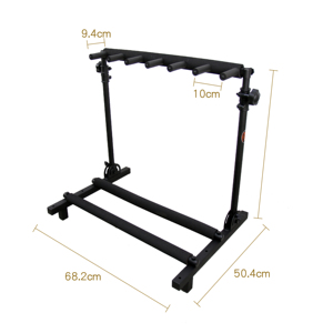 Support de sol pour guitare portable multi-positions réglable en hauteur K-509B - Product Image 2