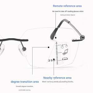Gafas de Lectura Progresivas con Cambio de Color 2025, Anti Luz Azul, Fotocromáticas, Multifocales, para Hombre - Product Image 3