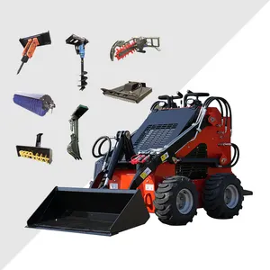 UVA eurupe mini skid steer mini skid steer flail mower skid steer frete grátis