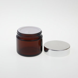 <span class=keywords><strong>Jar</strong></span> Container 100Ml <span class=keywords><strong>60Ml</strong></span> 50Ml 30Ml Hổ Phách Lotion <span class=keywords><strong>Mason</strong></span> Glass Chum 2Oz Với Nắp Vít Cho Sản Phẩm Chăm Sóc Da - Product Image 3