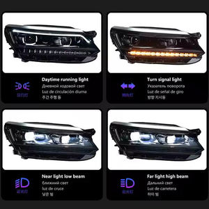 Faros Delanteros LED Completos para <span class=keywords><strong>Volkswagen</strong></span> <span class=keywords><strong>Passat</strong></span> 2016-2018, Rendimiento Óptimo, Nuevo Estado, Temperatura de Color de 6000k, Mejora - Product Image 4