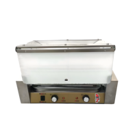 Machine à hot-dogs 220V, 7 broches, électrique, entièrement automatique, en acier inoxydable, barbecue commercial pour saucisses