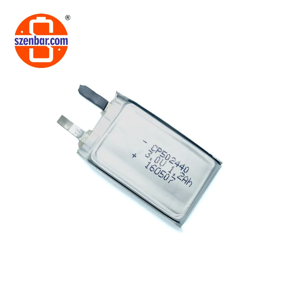 एमएसडीएस CE अनुमोदित CP502440 3v 1200mAh बैटरी के लिए विरोधी खो डिवाइस