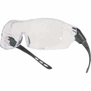 Vente en gros de lunettes de sécurité anti-buée transparentes avec protections latérales Lentilles en polycarbonate résistantes aux rayures Lunettes de sécurité industrielles - Product Image 1