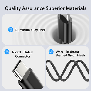 <span class=keywords><strong>Adaptateur</strong></span> audio en alliage d'aluminium nickelé A339 USB3.0 DAC Chip Type C-to-DC Braid Nylon Mesh Câble <span class=keywords><strong>USB</strong></span> <span class=keywords><strong>pour</strong></span> moniteur de microphone - Product Image 5