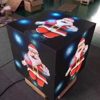 Display LED a Cubo a Colori P2.5 per Uso Commerciale, Impermeabile IP65 e Luminosità 4000-4500CD/m per Segnaletica Esterna e Interna