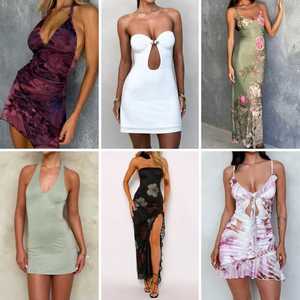 Vestido de Fiesta de Verano Usado para Mujer, Vestido Casual sin Mangas, Vestido Ajustado de Verano para Mujer, Liquidación - Product Image 6