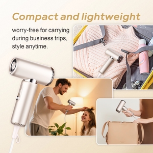 <span class=keywords><strong>Secador</strong></span> de Pelo Eléctrico Iónico <span class=keywords><strong>Pequeño</strong></span> de Viaje con Motor de Alta Velocidad de 800w y Color Personalizado al por Mayor - Product Image 2