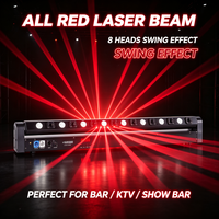 Ventes directes usine Projecteur de scène à tête mobile 8 faisceaux laser matriciels 150W, faisceau enveloppant, contrôle DMX512, en alliage d'aluminium, homologué IP33, pour montage au sol