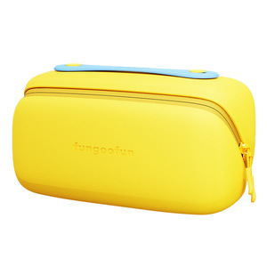 Sac de maquillage en EVA imperméable <span class=keywords><strong>et</strong></span> écologique, grande capacité, organiseur de cosmétiques, sac de toilette personnalisé OEM, étui structuré, facile à nettoyer - Product Image 6