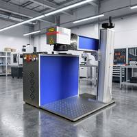 Machine de marquage et de gravure laser à fibre Mopa Lightburn JPT Raycus 30W 50W 60W 100W pour métaux, bijoux, bagues, colliers, acier, or