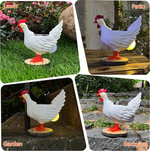 Ngoài trời độc đáo 3D LED trứng gà điêu khắc năng lượng mặt trời vườn đèn cho Giáng sinh Tạ Ơn thu nhỏ cho trong nhà sử dụng ngoài trời - Product Image 5