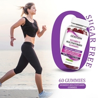 Gummies multivitaminées pour femmes OEM, complément alimentaire quotidien avec vitamine C, D3, complexe B pour le soutien immunitaire et énergétique, saveur fruitée