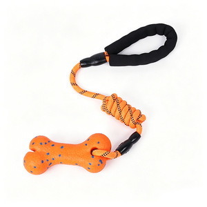 Juguete de Cuerda para Perros con Forma de Hueso, Resistente a Mordidas, Juguete Interactivo de Entrenamiento con Agarre Cómodo, Juguete de Tira y Afloja para Perros - Product Image 2