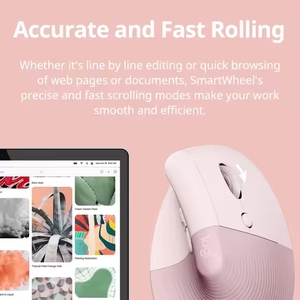 Trọng Lượng Nhẹ Logitech Nâng Dọc Ergonomic Không Dây Hoặc <span class=keywords><strong>USB</strong></span> Receiver Yên Tĩnh Nhấp Chuột 4 Nút Tay Phải Văn Phòng Chuột - Product Image 6