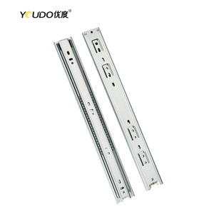 Youdo 45mm Telescopic kênh bình thường ngăn kéo <span class=keywords><strong>Slide</strong></span> 3 lần bóng mang ngăn kéo RUNNERS phụ kiện đồ nội thất - Product Image 2