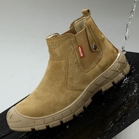 Bottes de sécurité GUYISA à livraison rapide, confortables, avec embout en acier, anti-écrasement et anti-perforation, pour l'hiver, l'été et l'automne