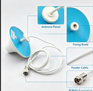 Antena Omnidireccional de Techo <span class=keywords><strong>Aurara</strong></span> Yu 2.4GHz 5G, Conector Hembra N, Interior, LoRa/LPWAN, IP67, Ganancia de 7dBi, para Dormitorios, Pasillos, IoT - Product Image 4