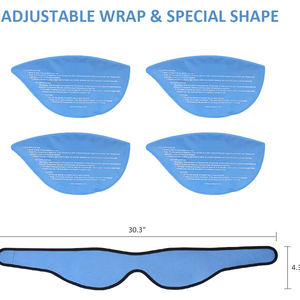 Produits les plus vendus 2025 compresse froide réutilisable personnalisée pour le visage enveloppe de glace pour TMJ, dents de sagesse - Product Image 6