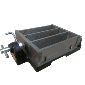 O molde plástico para o concreto e o cubo do almofariz do ferro fundido molda o equipamento de teste concreto