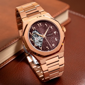 <span class=keywords><strong>Orologio</strong></span> <span class=keywords><strong>Automatico</strong></span> di Lusso Originale in Acciaio Inossidabile Impermeabile <span class=keywords><strong>Unisex</strong></span> per Coppie, Donna e Uomo - Product Image 5