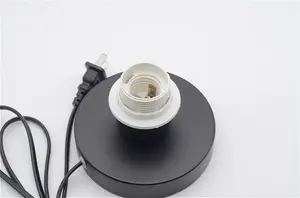 Support de lampe à vis E27 avec dents complètes, accessoire d'éclairage de table, support de commande métallique, pièces