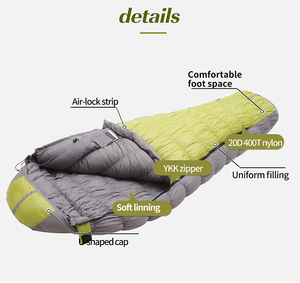 OUTDOOR MONTAÑISMO SENDERISMO PROFESIONAL MOMMY FP750 95% WHITE GOOSE FEATHER DOWN <span class=keywords><strong>SACO</strong></span> - Product Image 2