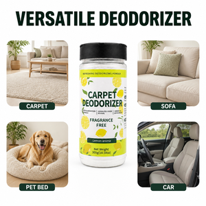 Ambientador en Polvo para Alfombras y Pisos, Seguro para Mascotas, Sin Aerosol, Fórmula Antiolores, Uso Doméstico, Suave - Product Image 2